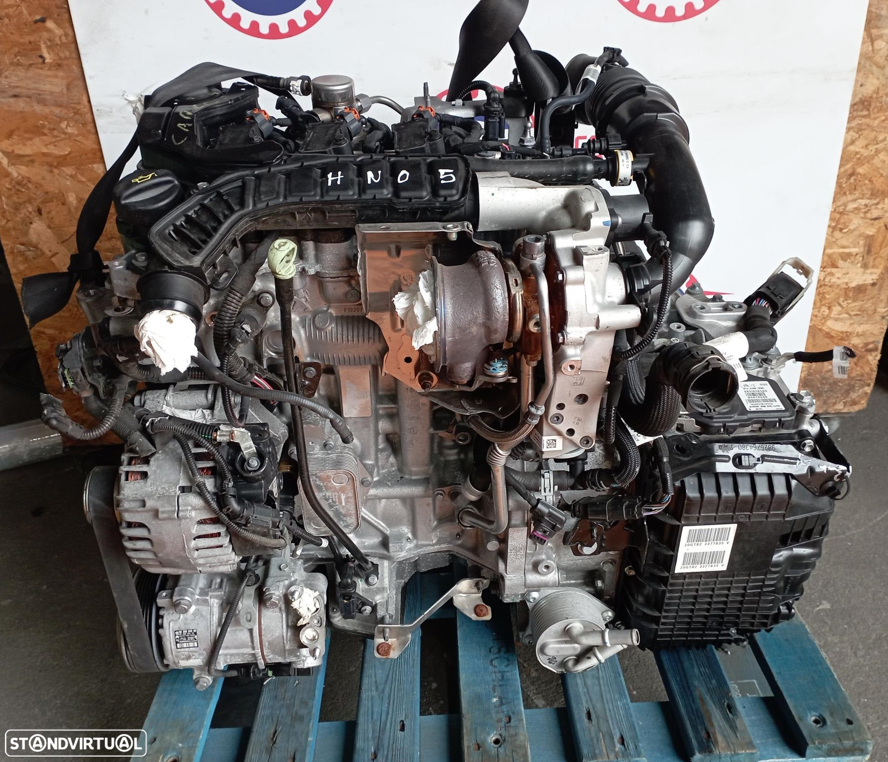 Motor Citroen C3/C4/Peugeot 308/3008/Rifter/Opel Crossland 1.2 Thp Ref: HN05 - 2