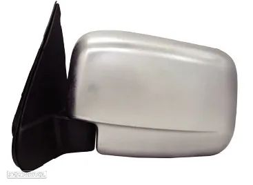 Espelho retrovisor cromado manual Mazda B2500 e Ford Ranger 1998 a 2005 - 1