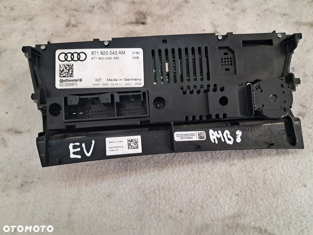 Panel Sterowania Klimatyzacji Nawiewu Audi A4 B8 A5 Q5 8T1820043AM - 4