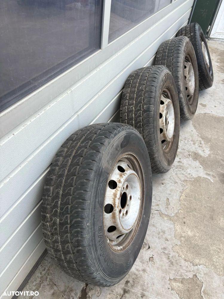 Jante tabla Fiat Ducato cu caucuiri C 215/70R15 C - 1
