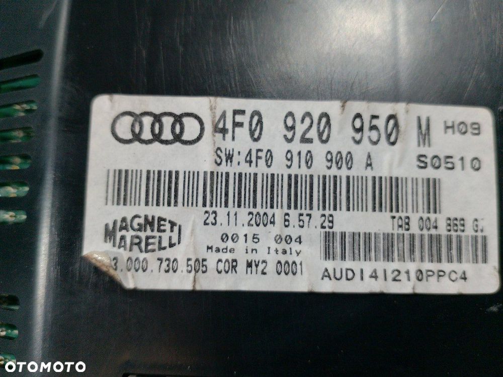 LICZNIK AUDI A6 C6 4F0920950M 5550007301 3.2 FSI - 3