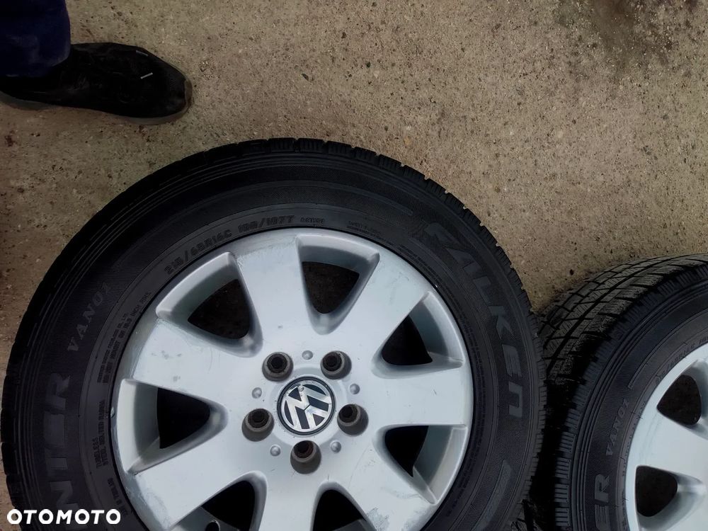 5x120 Felgi Aluminiowe Alufelgi Oryginalne 16 C 16C Koła Zimowe Zima VW T5 T6 Transporter Caravelle Legnica ALU-RAD 215/65 7,5mm - 12