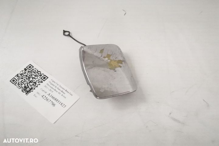 Capac Cui Tractare Bara Fata Original In Stare Buna Mercedes-Benz ML W - 3