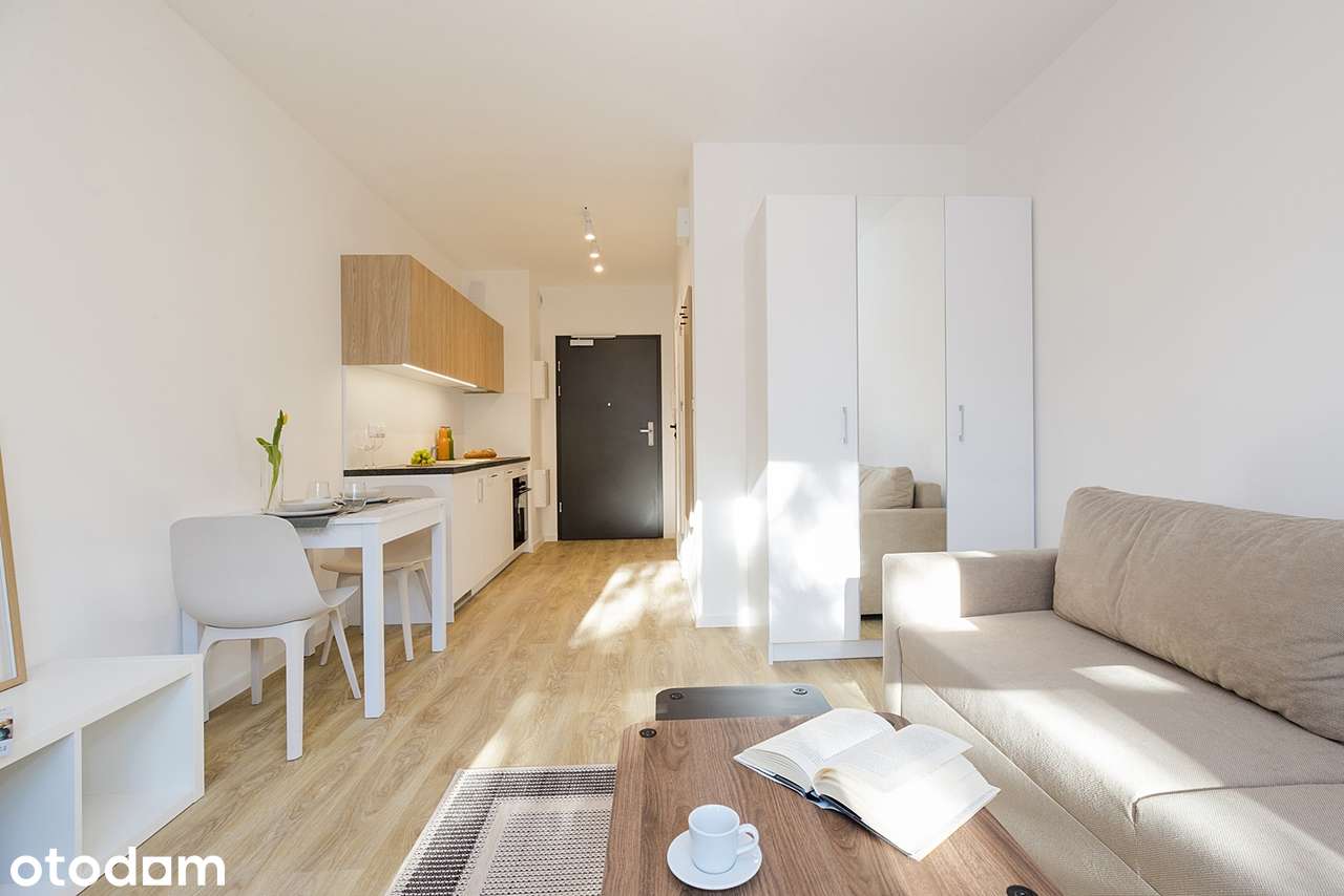 Studio z OGRÓDKIEM - 21 m²,komfortowe, nowoczesne, pet friendly