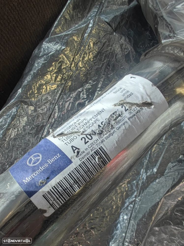 Tubo escape/Catalisador Mercedes C class W204 - 4