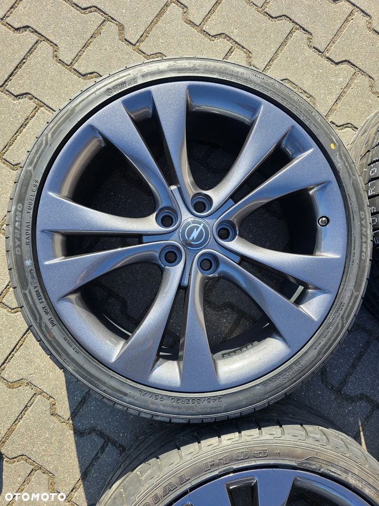 Opel insignia a OPC-LINE 5x120 felgi aluminiowe z oponami letnimi 245/35 R20 czujniki tpms  2x opona nowa 2x opona 18-19r - 2
