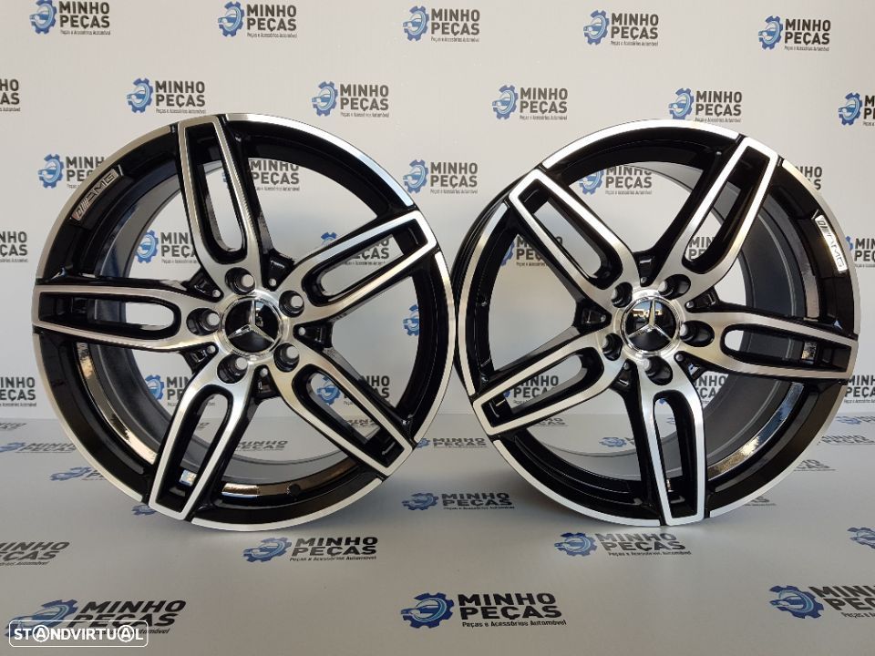 Jantes Mercedes CLA AMG 18 Preto Polido - 1