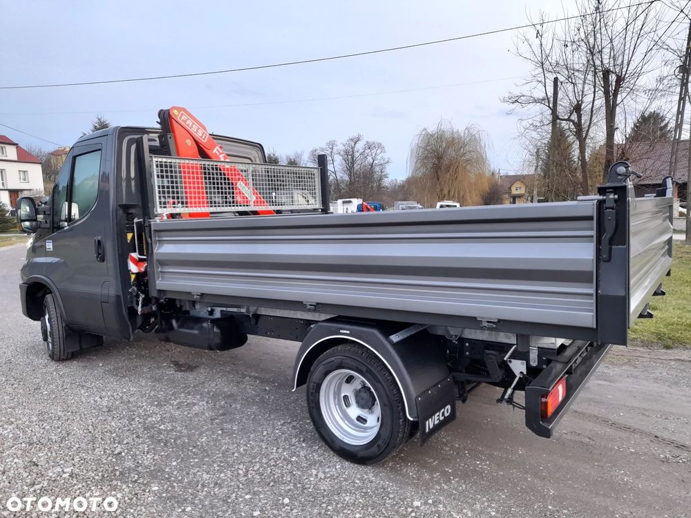 Iveco 50c16 50c18 dmc 3,5t silnik 3.0 HDS dzwig żuraw FASSI f40 WYWROTKA kiper skrzynia - NOWY- Polski salon - 11