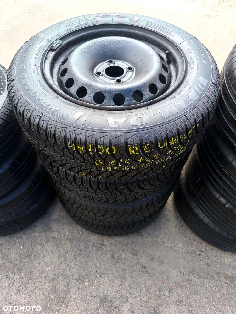 4x100 Felgi Stalowe Stal 15 Koła Zimowe Zima RENAULT MEGANE II 2 SCENIC I Grand LAGUNA I SAFRANE DACIA DOKKER STEPWAY 8mm Legnica ALU-RAD 195//65 21r. - 4