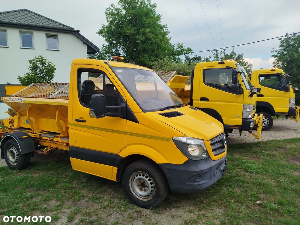 Mercedes-Benz Sprinter 313CDi Solarka Piaskarka Posypywarka Hydraulika rozrzutnik ECON Specjalny komunalny Schmidt gritter salt spreader pługopiaskarka - 12