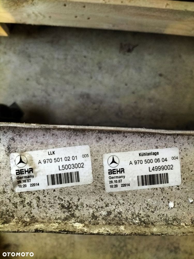 chłodnica intercoolera marcedes atego 9705010201 - 2