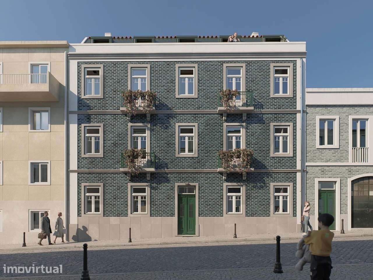 Apartamento T1 com terraço e jardim na Estrela, Lisboa - Grande imagem: 3/16