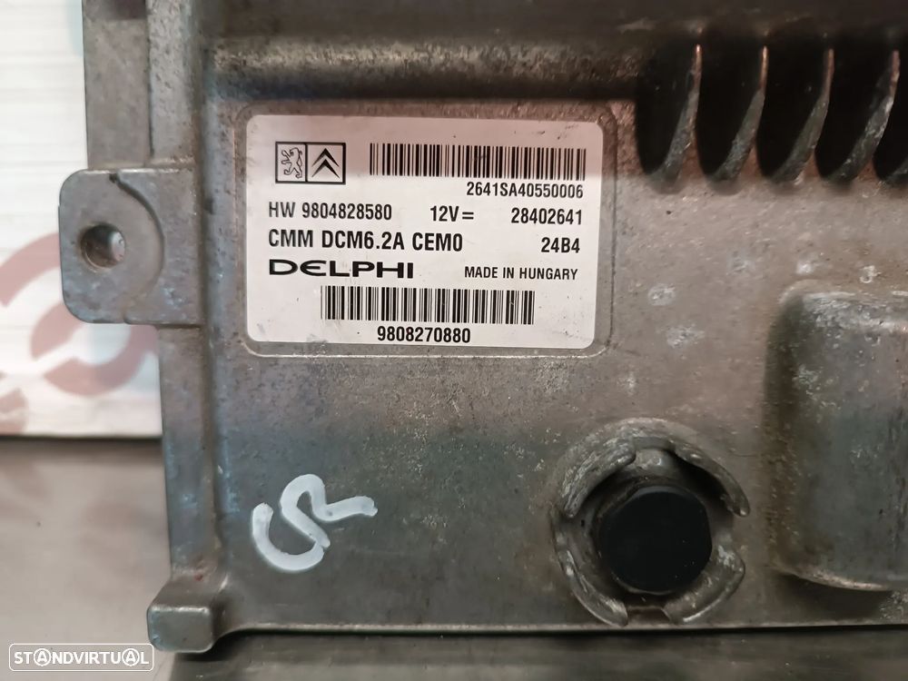 UNIDADE / CENTRALINA DO MOTOR PEUGEOT 308 / 3008 / 508 / CITROEN C4 / PICASSO / C5 2.0HDI 9804828580 9808270880 28402641 - 3