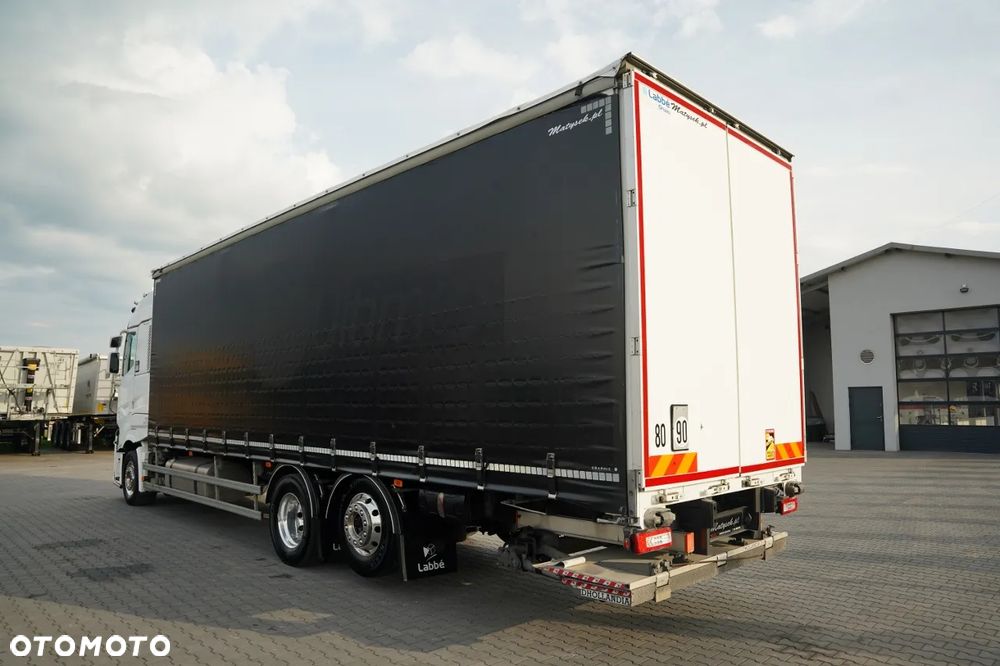 Renault T HIGH 440 DTI 13 / 6X2 /  FIRANKA 9.5 M / KLIMA POSTOJOWA / OŚ PODNOSZONA / MOCNA PODŁOGA / ALUFELGI / WINDA DHOLLANDIA / - 4