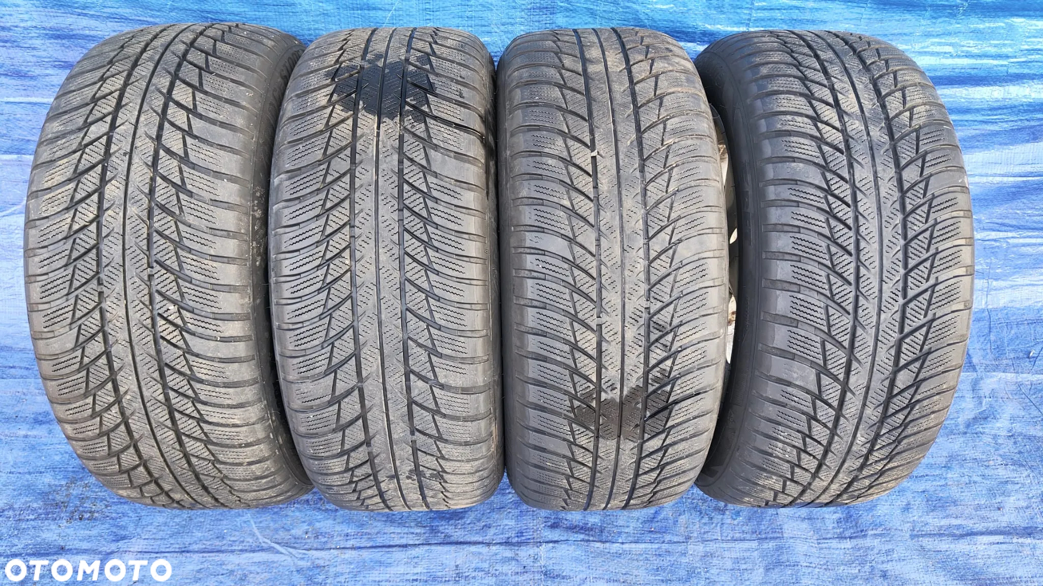 KOŁA FELGI ALUMINIOWE ALUFELGI 8Jx17 ET48 A2124010902 OPONY ZIMOWE BRIDGESTONE BLIZZAK LM001 225/50R17 225 50 17 MERCEDES W212 W207 - 15