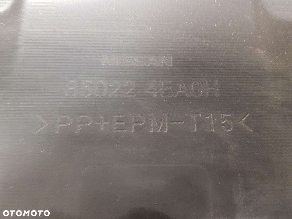 ORYGINALNY FABRYCZNIE NOWY ZDERZAK TYLNY TYŁ NISSAN QASHQAI II 2 J11 2xPDC 14-17 850224EA0H - 9