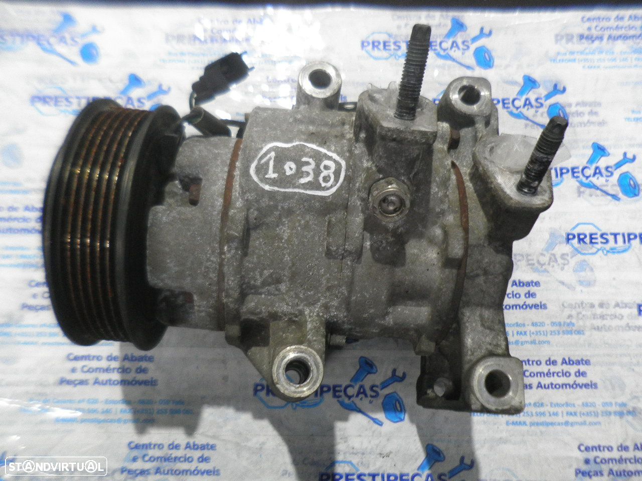 Compressor AC 4472809500  07S10299 FORD TRANSIT COURIER 2015 1.5TDCI 75CV 5P BRANCO DIESEL - 1