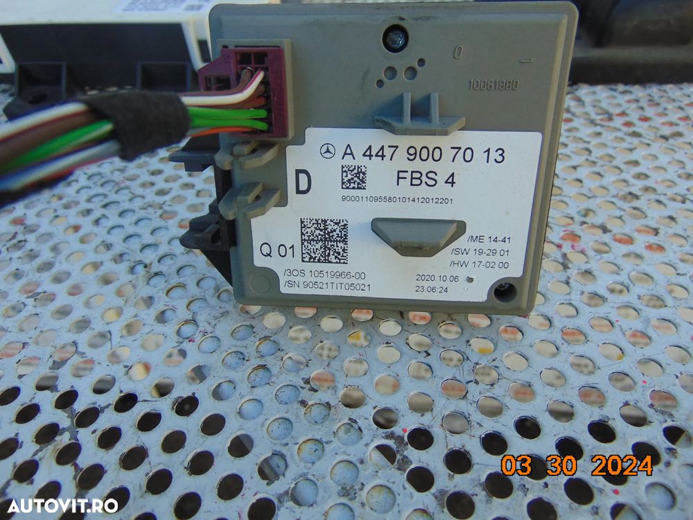 Kit pornire Mercedes vito w447 1.7 diesel viano 1.7cdi kit pornire ecu - 5
