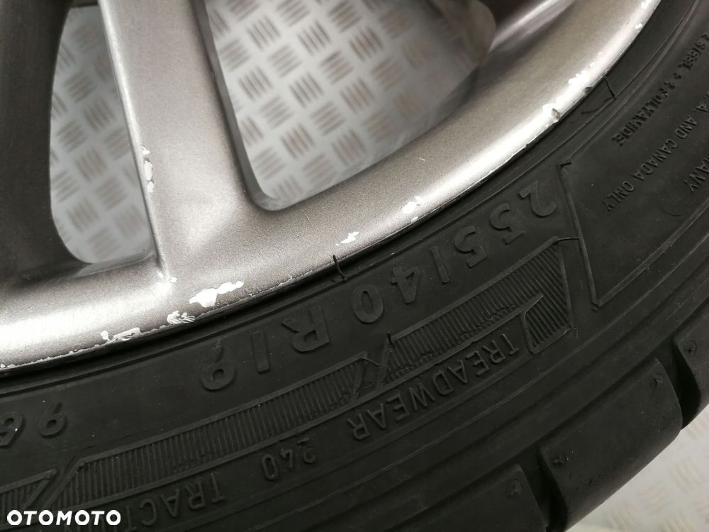 255/40R19 96V DUNLOP koło felga aluminiowa 19x8 5X112 19" ET45 VW PHAETON - 10