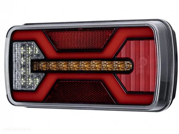 Lampy tylne zespolone LED X-SPIDER komplet ciągnik przyczepa naczepa 12/24V - 13