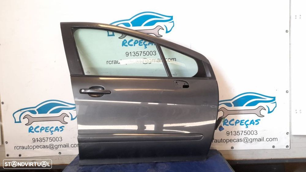 PORTA FRENTE FRONTAL DIREITA PEUGEOT 308 MK1 FASE I 1 FECHO ELEVADOR MOTOR PUXADOR VIDRO - 3