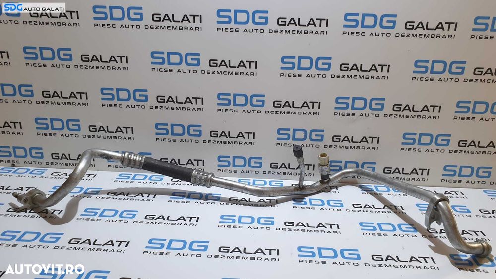 Furtun Conducta Compresor Radiator AC Aer Conditionat Clima cu Senzor Presiune Ford Focus 2 2.0 TDCI 2004 - 2010 Cod 95BW-19E561-AA - 1