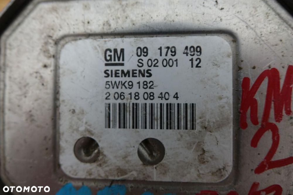 STEROWNIK SILNIKA ECU KOMPUTER OPEL VECTRA C 1.8 16V  09179499 - 3