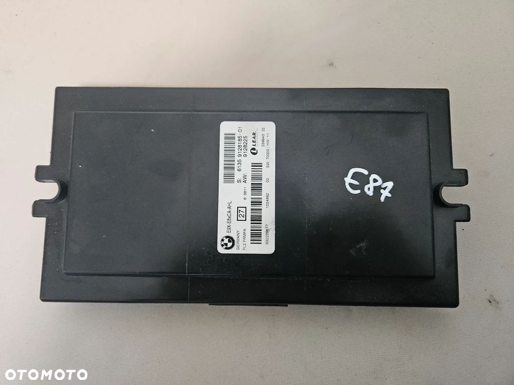 Moduł sterownik świateł BMW E87 E90 E91 2006r PL2 FRMFA 9128185 - 1