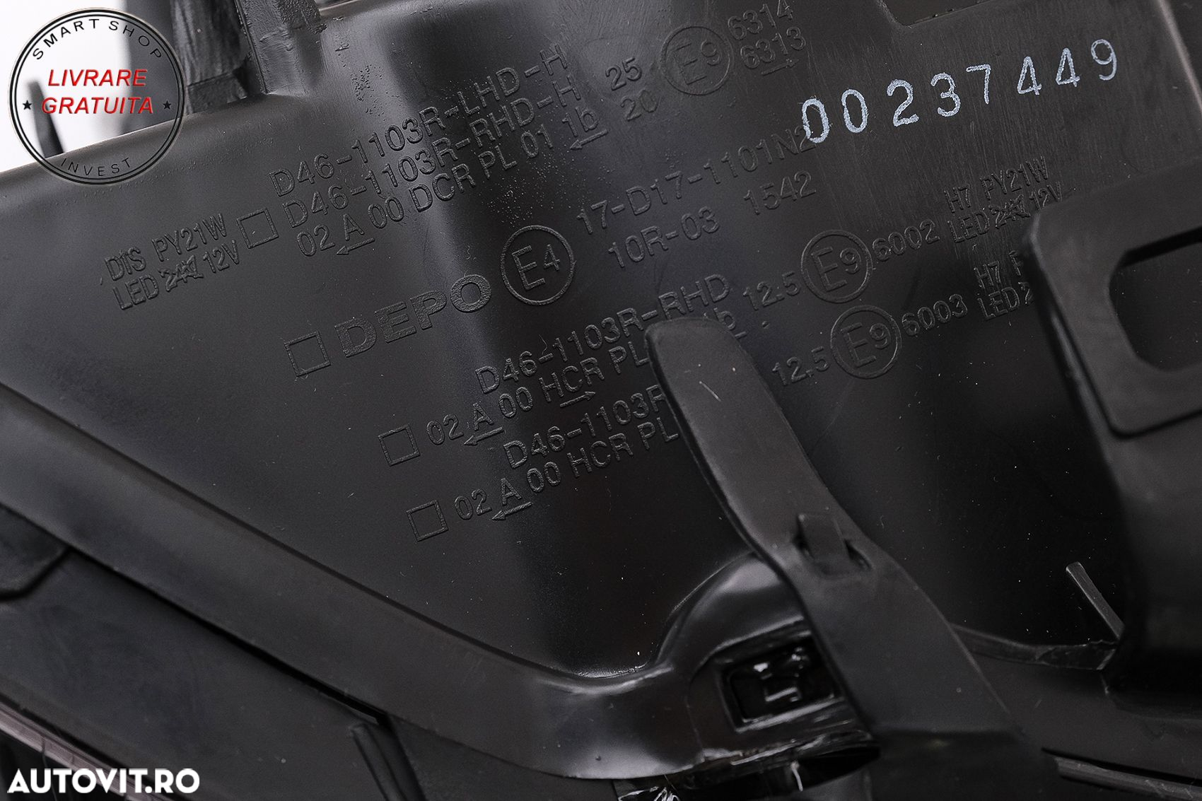 Faruri Audi A4 B6 (2000-2004) Negru- livrare gratuita - 9