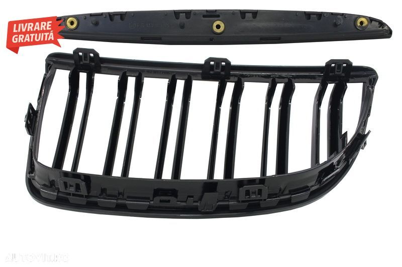 Bara Fata cu grile centrale BMW Seria 3 E90 Sedan E91 Touring (2004-2008) Non LCI - livrare gratuita - 8