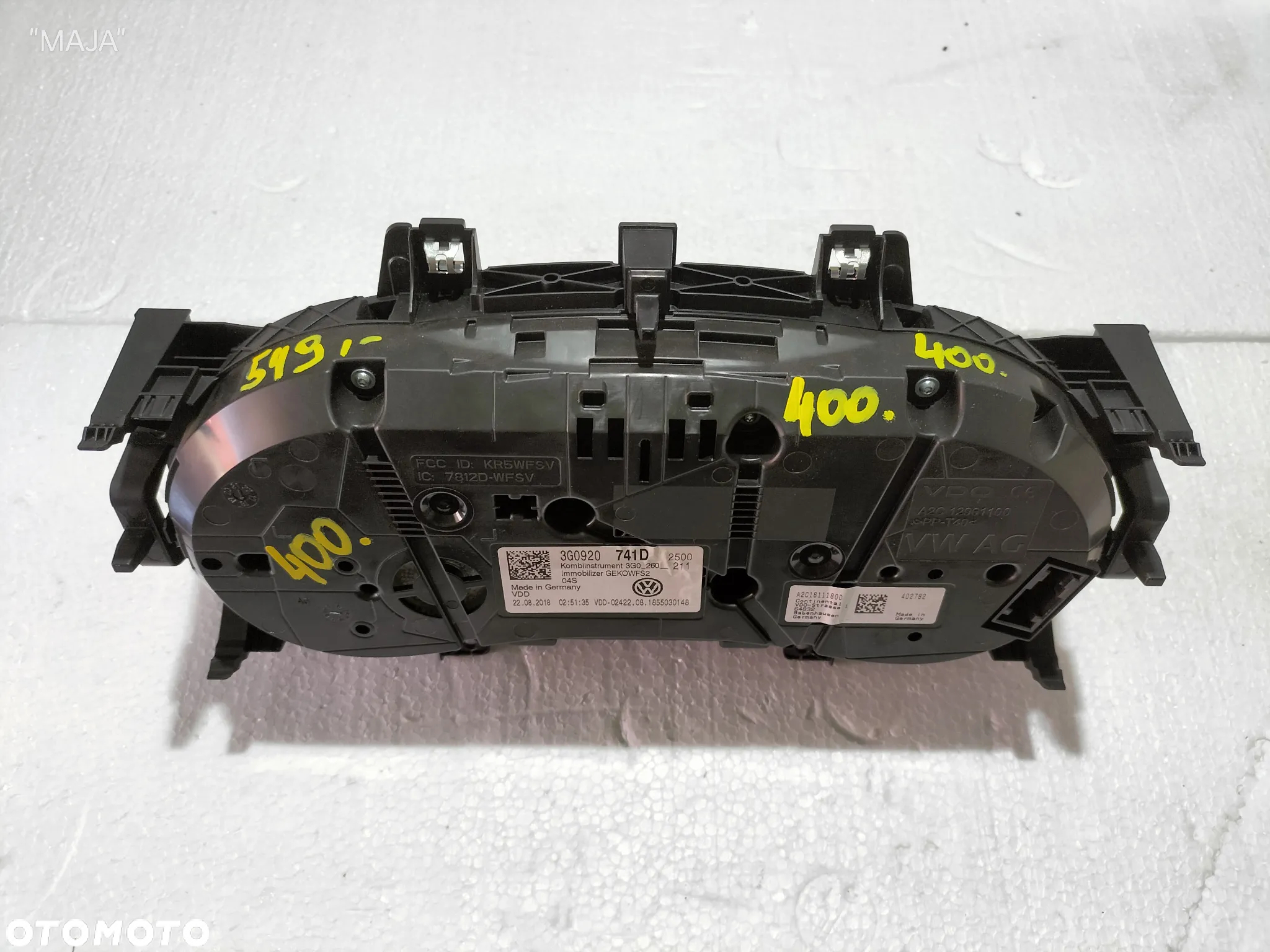 VW PASSAT B8 3G0920741D LICZNIK ZEGAR EUROPA - 8