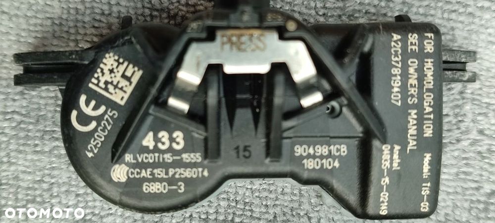 Czujniki Ciśnienia Kół Oryg. Mitsubishi SpaceStar 4250C275 A2C37819407 Bdb - 10