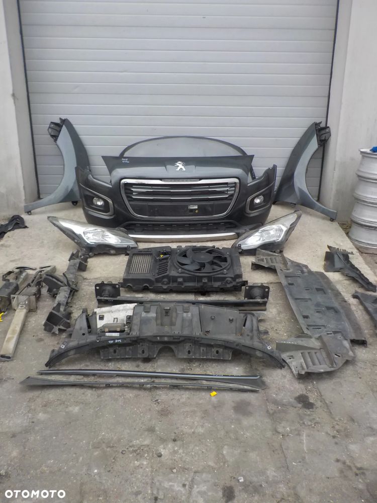 PEUGEOT 3008 I LIFT 1.6 E-HDI PRZÓD MASKA ZDERZAK BŁOTNIKI LAMPY ANGIELSKIE KOLOR KTPD - 11
