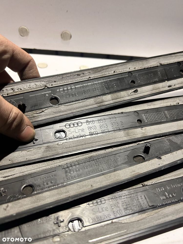 LISTWY PROGOWE S-LINE LISTWY DRZWI Audi A4 B8 - 5