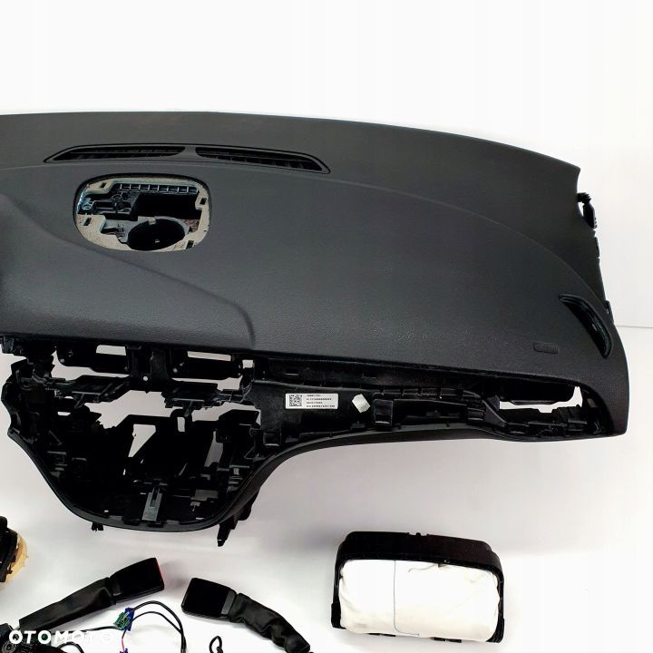 OPEL CORSA E DESKA ROZDZIELCZA KONSOLA KOKPIT PULPIT PODUSZKI AIRBAG AIR BAG NAPINACZE KIT SET - 3