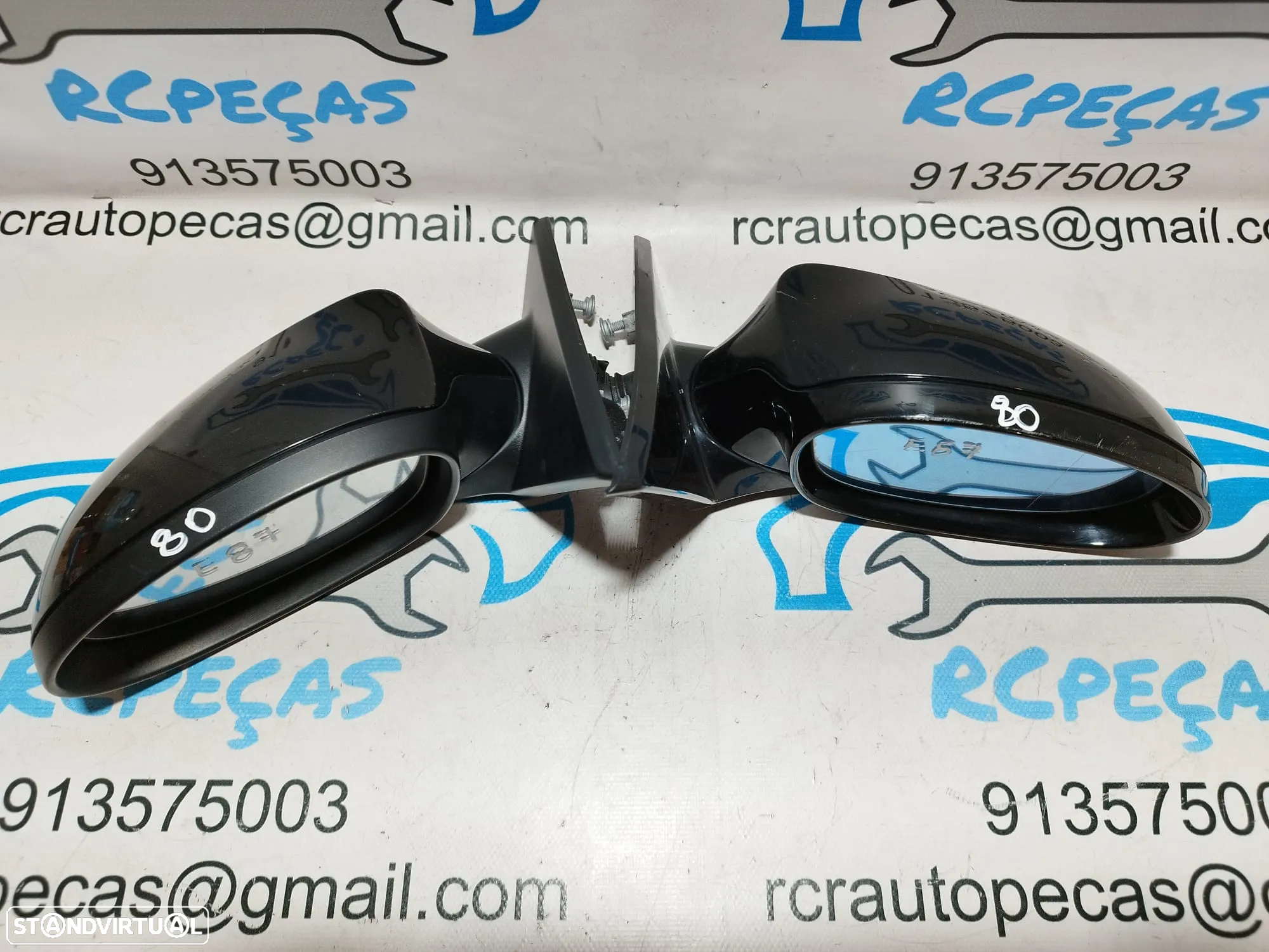 ESPELHO RETROVISOR ESQUERDO DIREITO BMW SERIE 1 E81 51167268124 7268124 51167268123 7268123 E82 COUPE E88 CABRIO ELETRICO AQUECIDO ESPELHOS RETROVISORES - 9