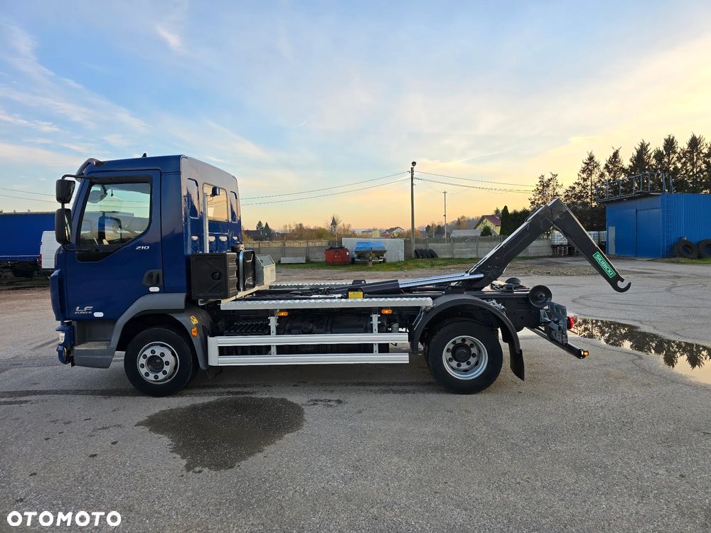 DAF LF 210 Hakowiec 2015 SKIBICKI E6 11990kg KP7 hak gruz śmieci budowlane kontener do hakowca - 8