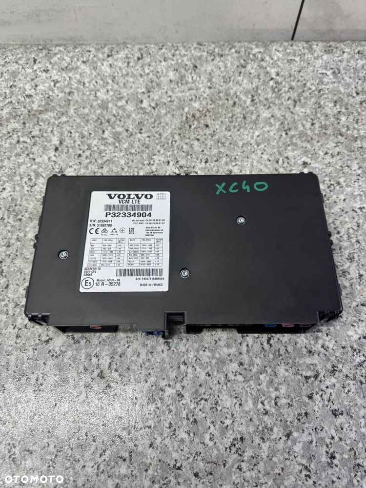 moduł sterownik vcm lte volvo xc40 2017-2024 32334904 - 2