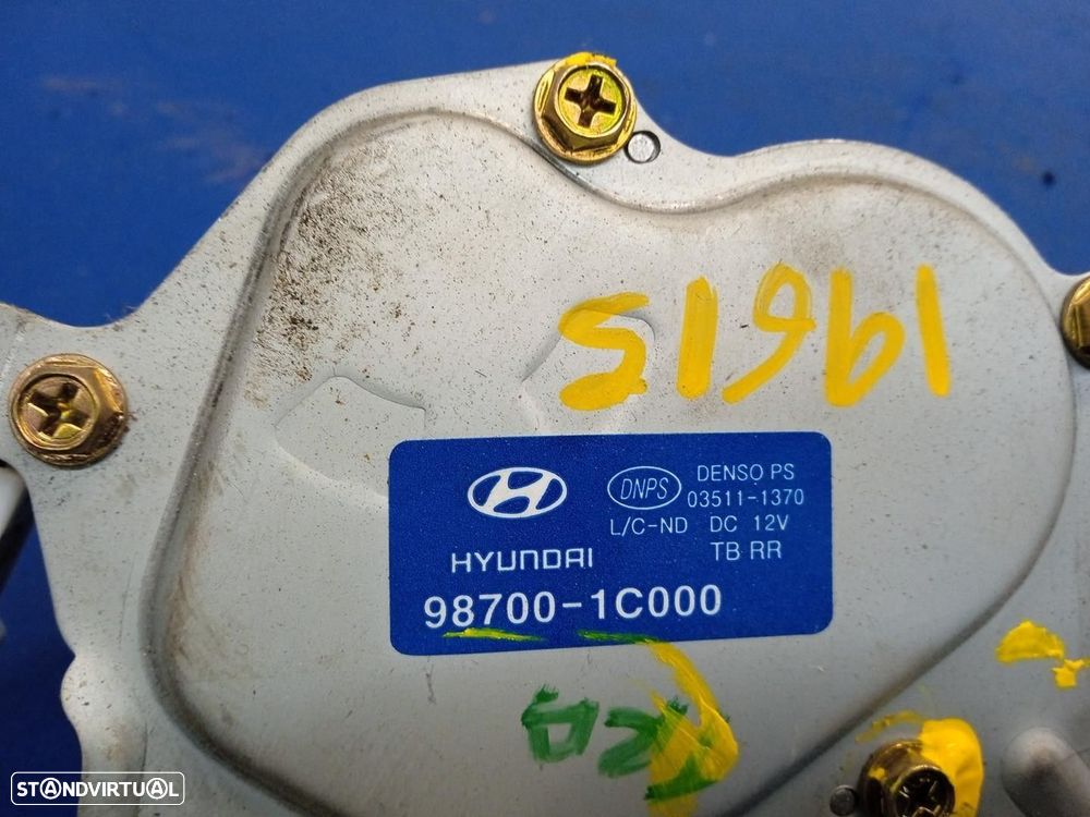 MOTOR LIMPA-VIDROS TRASEIRO HYUNDAI GETZ 2007 -987001C000 - 2