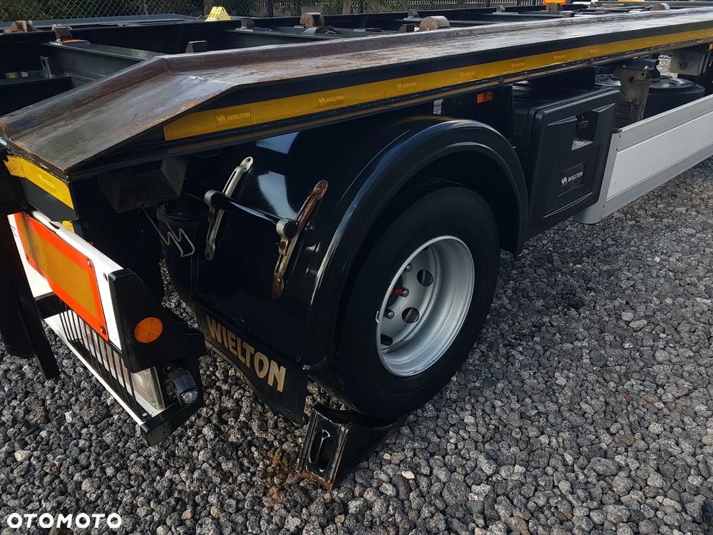 Wielton PS-2 PRZYCZEPA POD KONTENERY DO HAKOWCA 2-OSIE BLIŹNIAKI HUFFERMANN ZASŁAW SKIBICKI - 17
