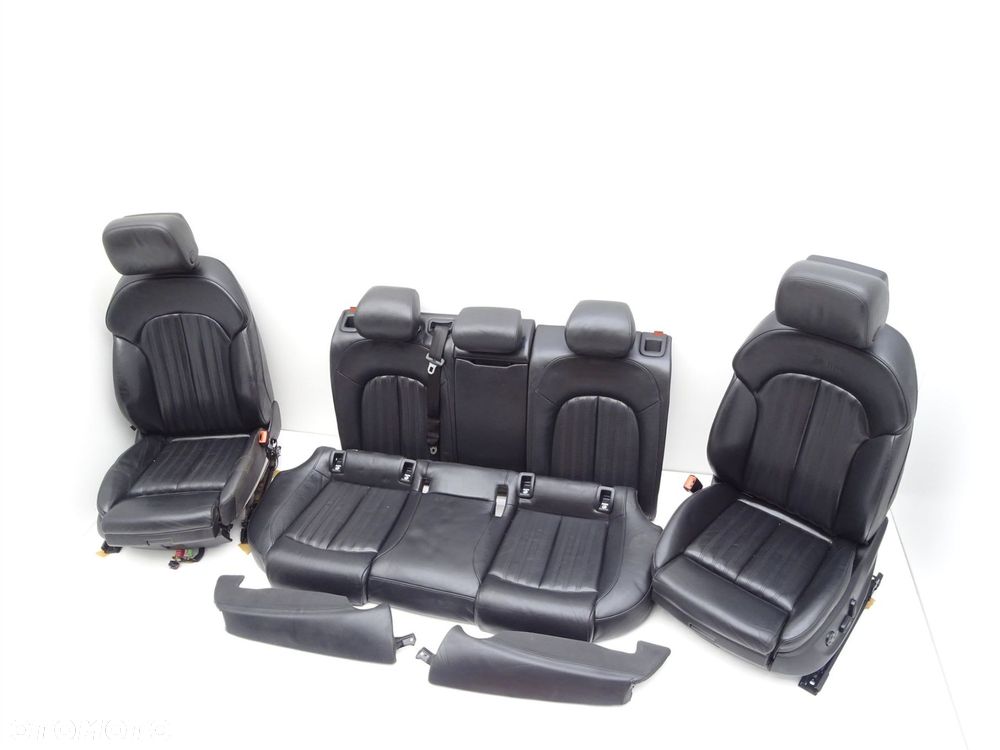 Komplet foteli fotel skóra kanapa tył prawy lewy 8k0881104m audi a7 4g - 2