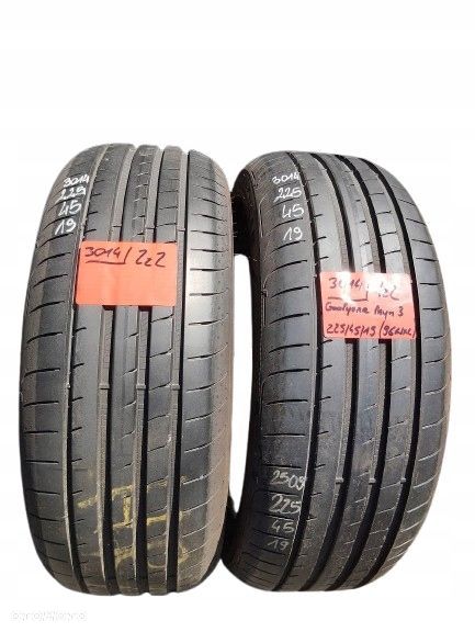 Goodyear Eagle F1 Asymmetric 3 225 45 19 96 W rant XL  - BMW 2szt - 1