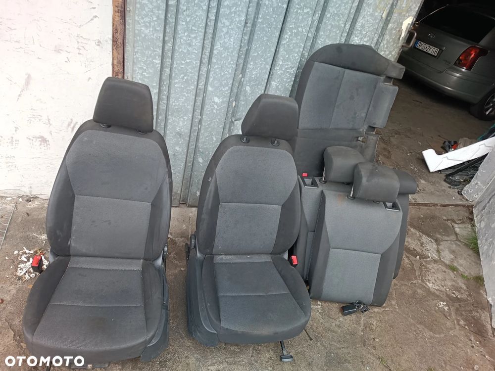 FOTEL KIEROWCY PASAŻERA TYŁ KANAPA  KOMPLET SKODA OCTAVIA 3 III HB SEDAN - 1