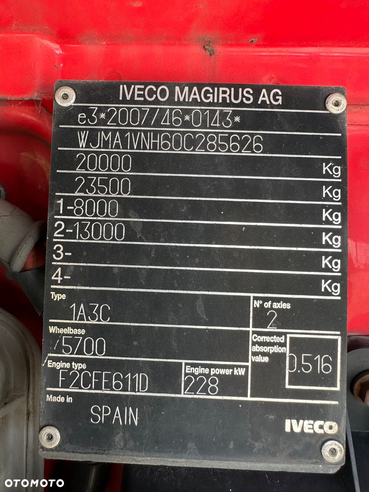 Iveco STRALIS 310 EURO 6 BURTO FIRANKA - 17