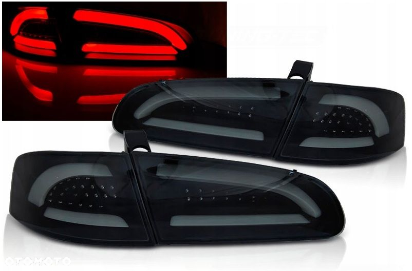 Lampy tylne 4sztuki kpl Led Neon Bar Tuning Black Seat Ibiza III 3 6l 02-8 - 3