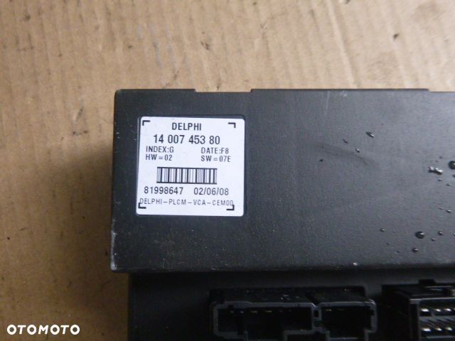 ZESTAW STARTOWY KOMPUTER STACYJKA IMMOBILIZER CITROEN C8 2.0 HDI - 23