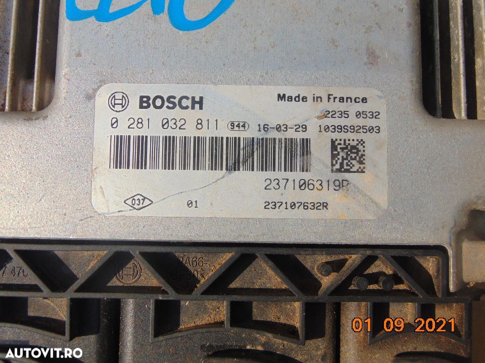 Calculator Motor renault Clio 1.5dci euro 6 ECU Dacia Logan Dokker Sandero 1.5 - 2