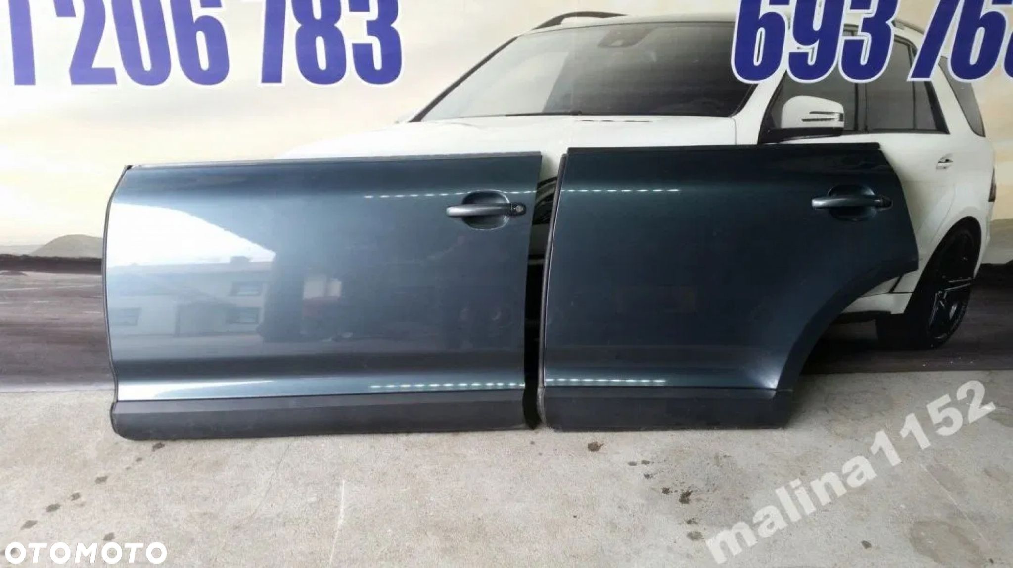 VW TOUAREG 7L 03-06R DRZWI TYL LEWE - 1