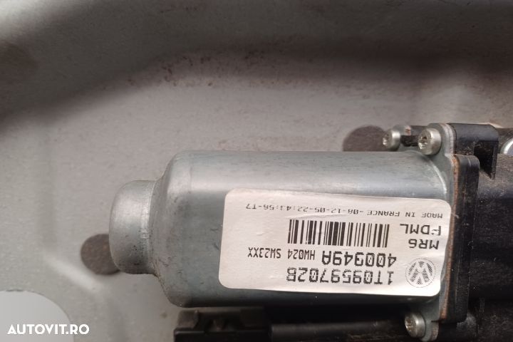 Macara geam fata dreapta electrica 1K0959792G 1T0959702B  1T0837756H - 3