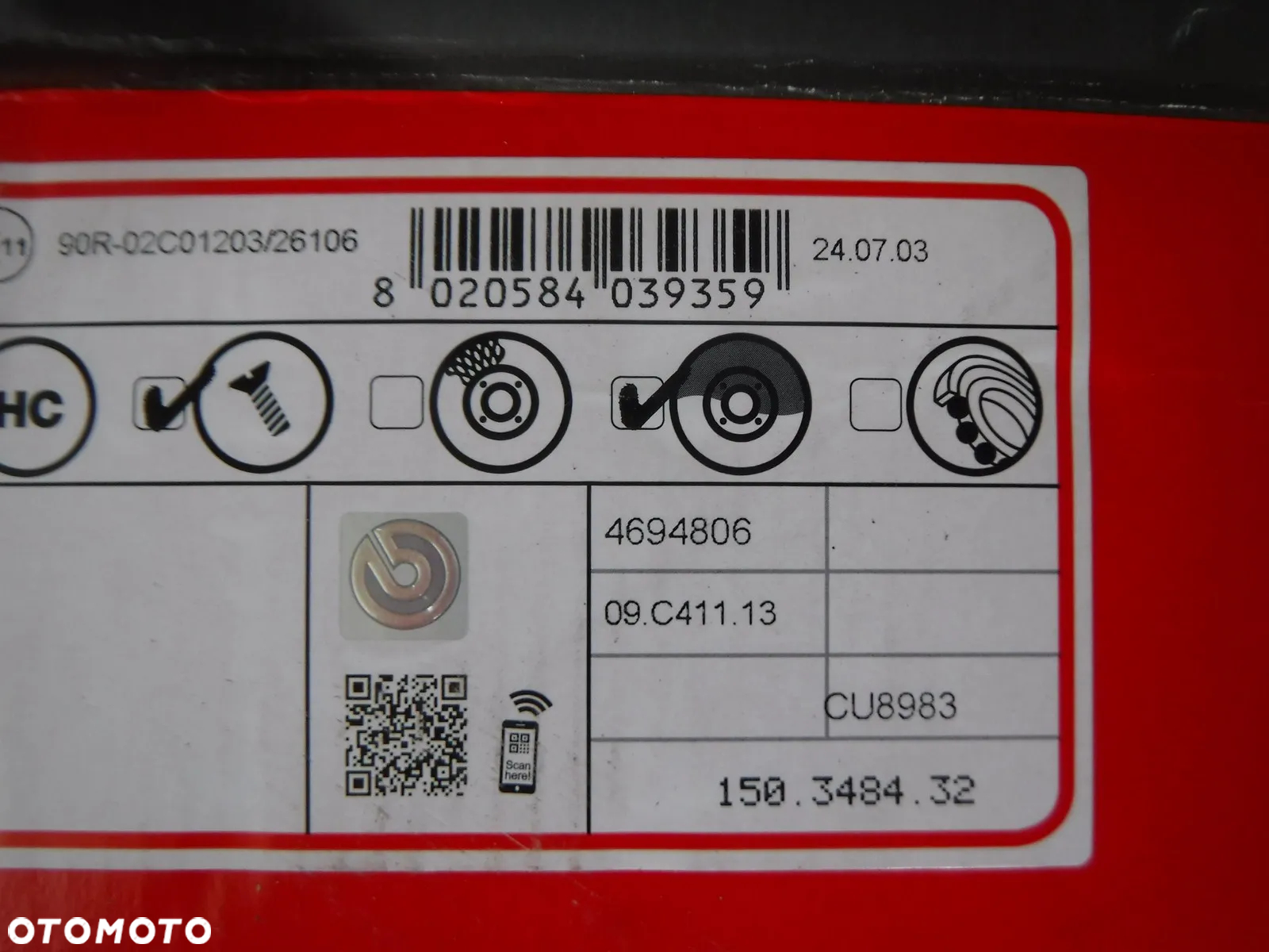 BREMBO tarcze hamulcowe tył tylne 330 mm bmw 5 f10 f11 nowe - 6